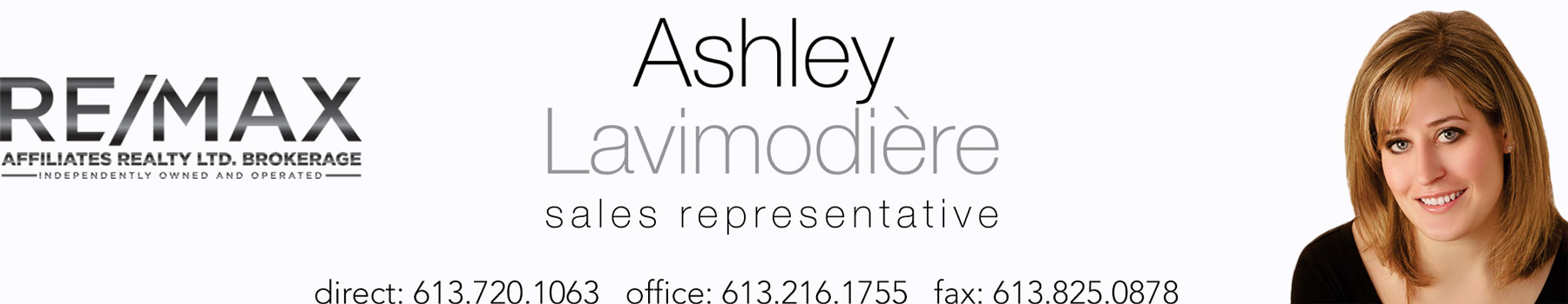 Ashley Lavimodière Graphic Header